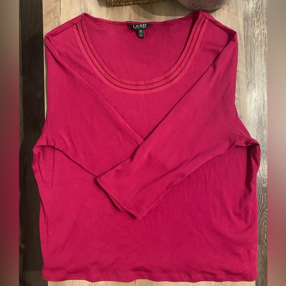 Lauren Ralph Lauren long sleeve top US 3X